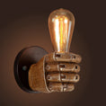 Load image into Gallery viewer, Vintage Resin Fist Wall Lamp