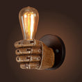 Load image into Gallery viewer, Vintage Resin Fist Wall Lamp