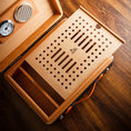 Load image into Gallery viewer, Cedar Wood Cigar Humidor Travel Box
