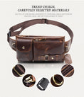 Load image into Gallery viewer, Genuine Leather Travel Crossbody Bag