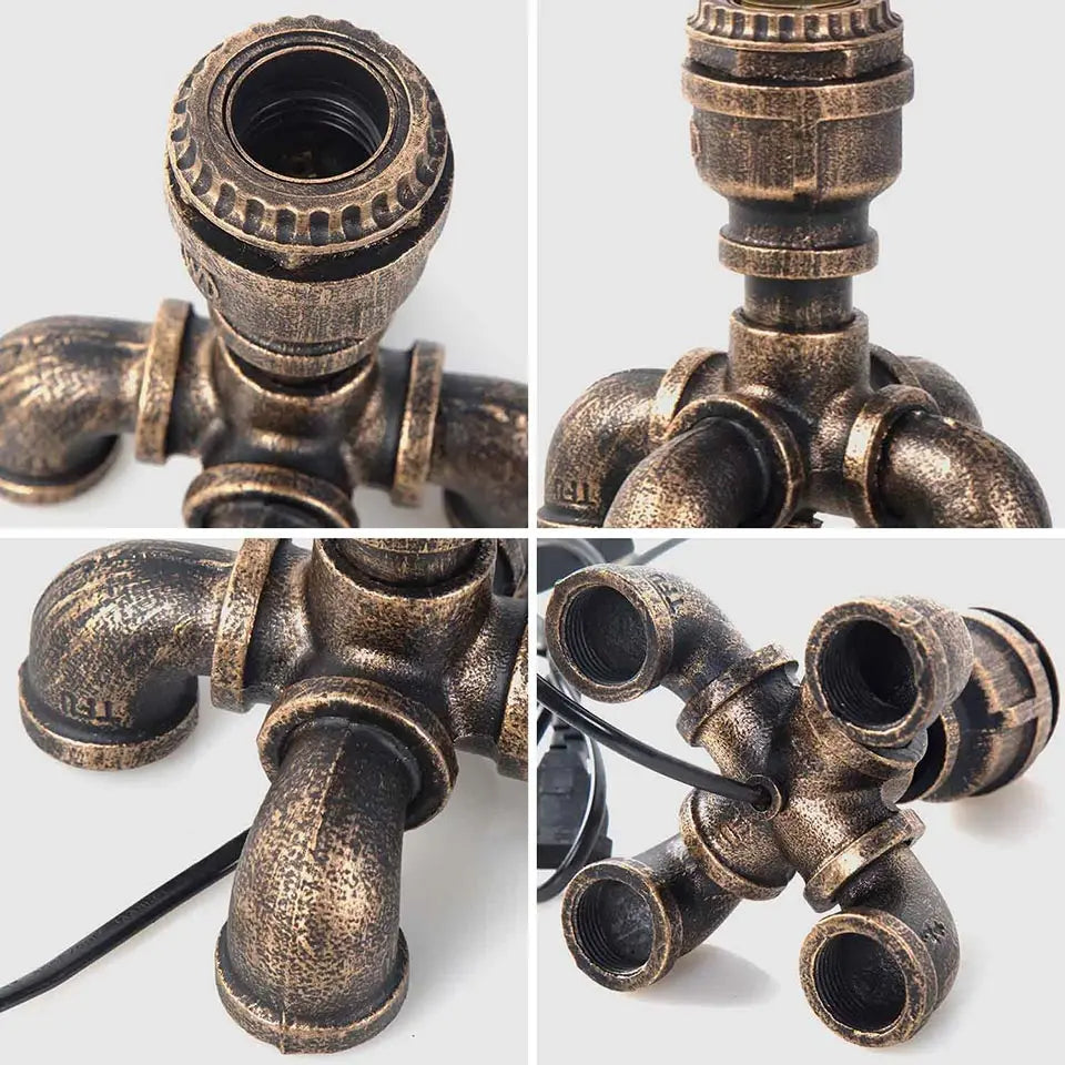 Industrial Style Iron Water Pipe Lamp