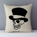 Load image into Gallery viewer, Post-modern Skull Couch Cushion Covers