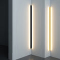 Load image into Gallery viewer, Modern Black LED Strip Wall Light