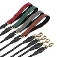 Load image into Gallery viewer, Personalized Leather Dog Collar & Leash Set
