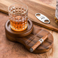 Load image into Gallery viewer, Wooden Whiskey Cigar Ashtray