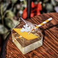 Load image into Gallery viewer, 2 Square Milk Carton Cocktail Glasses