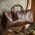 Load image into Gallery viewer, Vintage Travel Duffle Bag