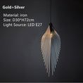 Load image into Gallery viewer, Postmodern Iron Art Angel Wings Pendant Light