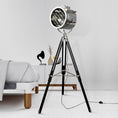 Load image into Gallery viewer, Mid Century Industrial Tripod Floor Lamp