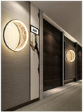 Load image into Gallery viewer, Nordic LED Moon Wall Lamp
