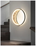 Load image into Gallery viewer, Nordic LED Moon Wall Lamp