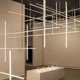 Load image into Gallery viewer, Modern Suspended Hanging Linear Chandelier