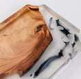 Load image into Gallery viewer, Rustic Wood Resin Serving Tray