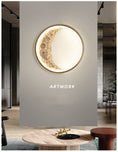 Load image into Gallery viewer, Nordic LED Moon Wall Lamp