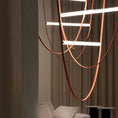 Load image into Gallery viewer, Leather Suspension Belt Chandelier