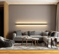 Load image into Gallery viewer, Modern Black LED Strip Wall Light
