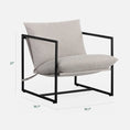 Load image into Gallery viewer, Aidan Metal Framed Sling Accent Chair