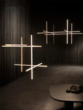 Load image into Gallery viewer, Modern Suspended Hanging Linear Chandelier