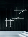 Load image into Gallery viewer, Modern Suspended Hanging Linear Chandelier