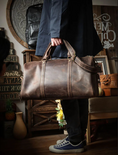 Load image into Gallery viewer, Vintage Travel Duffle Bag