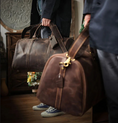 Load image into Gallery viewer, Vintage Travel Duffle Bag