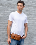 Load image into Gallery viewer, Genuine Leather Travel Crossbody Bag
