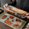 Load image into Gallery viewer, Rustic Wood Resin Serving Tray