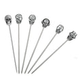 Load image into Gallery viewer, Reusable Skull Cocktail Picks (6)