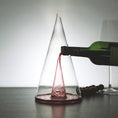 Load image into Gallery viewer, Pyramid Waterfall Glass Decanter