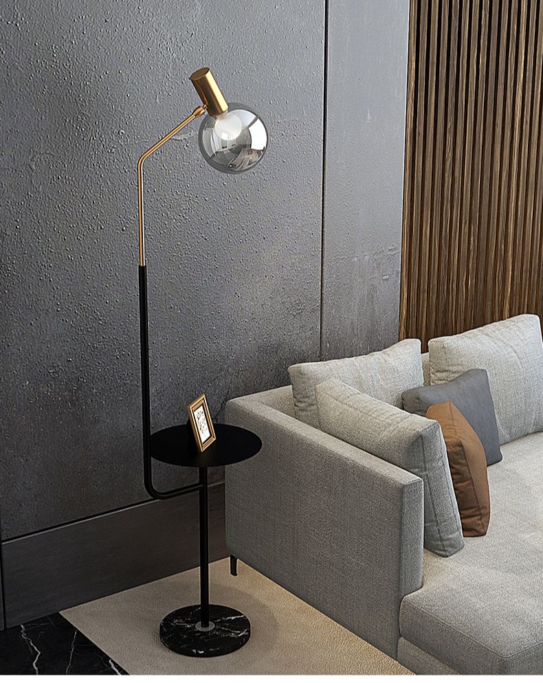 Modern Glass Table Standing Lamp