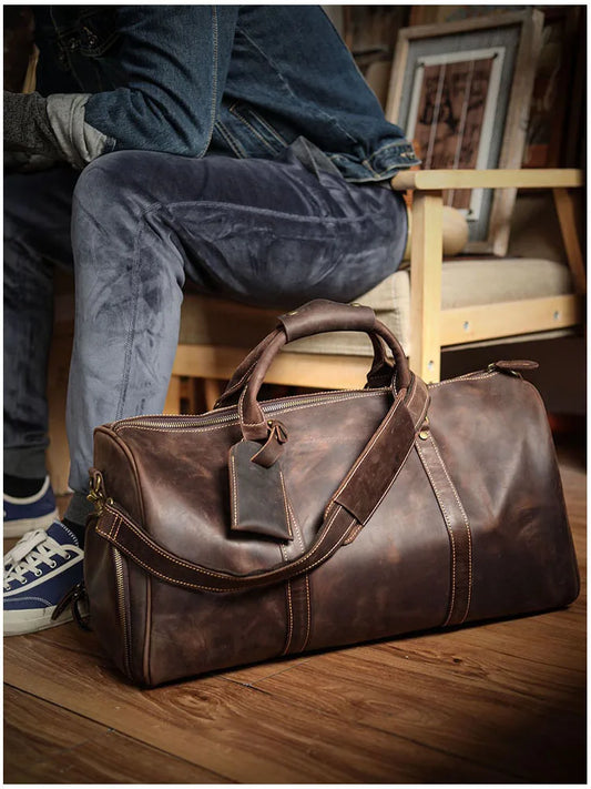 Vintage Travel Duffle Bag