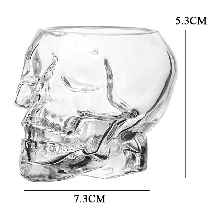 Bones Armor Warrior Skull Glass Mug
