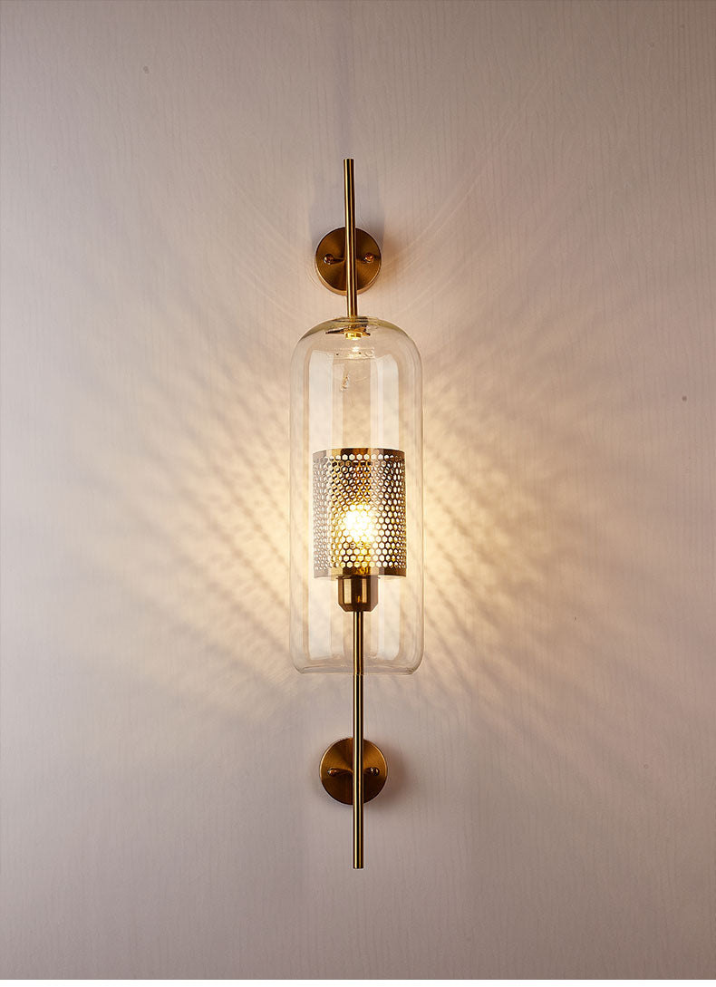 Industrail Glass Wall Lamp