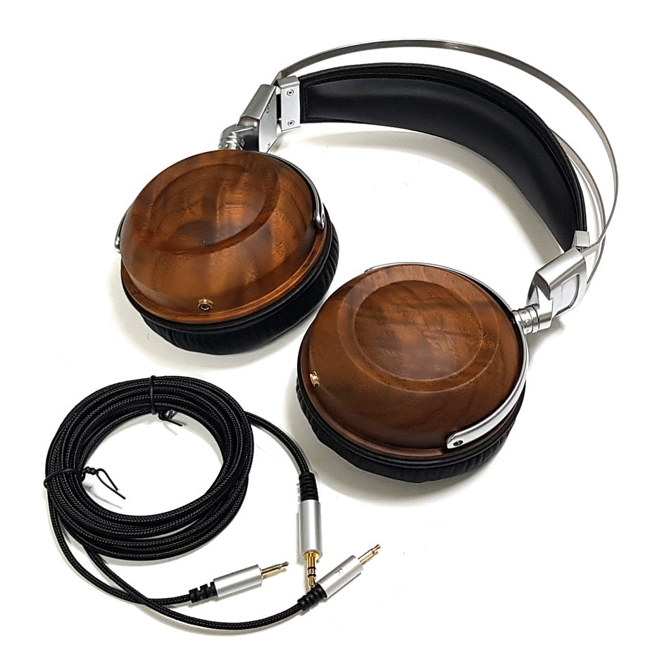 HI-FI Vintage Wood Headphones