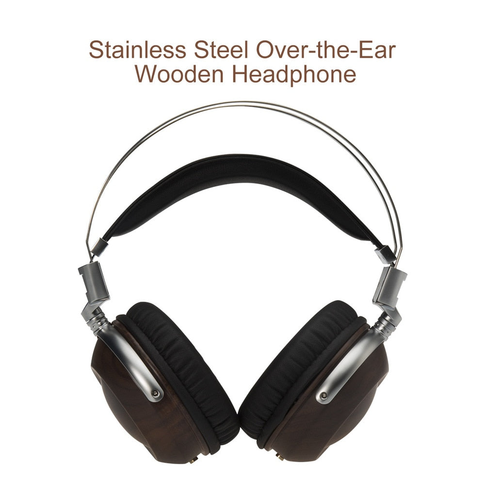 HI-FI Vintage Wood Headphones