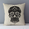 Load image into Gallery viewer, Post-modern Skull Couch Cushion Covers

