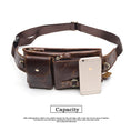 Load image into Gallery viewer, Genuine Leather Travel Crossbody Bag
