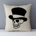 Load image into Gallery viewer, Post-modern Skull Couch Cushion Covers
