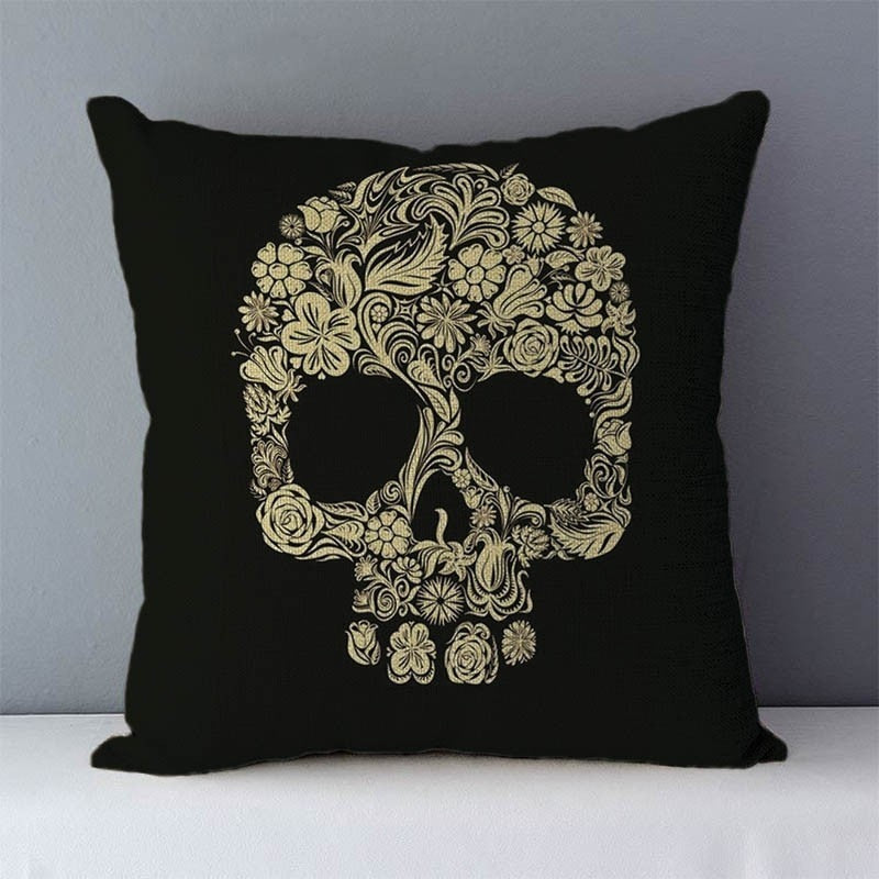 Post-modern Skull Couch Cushion Covers