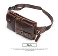 Load image into Gallery viewer, Genuine Leather Travel Crossbody Bag
