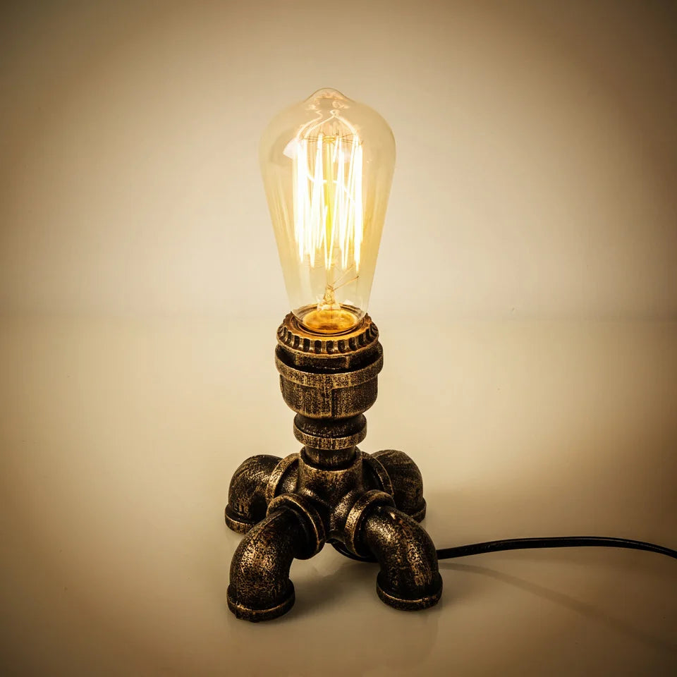 Industrial Style Iron Water Pipe Lamp