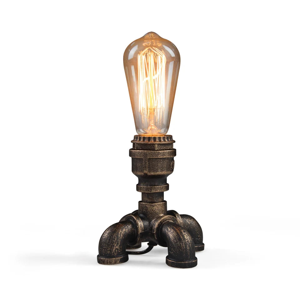 Industrial Style Iron Water Pipe Lamp