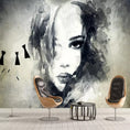 Load image into Gallery viewer, Modern Art Graffiti Mural 'My Parisian Girl'
