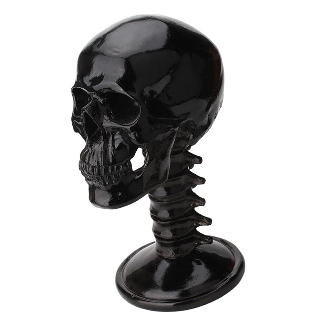 Black Resin Skull Organizer