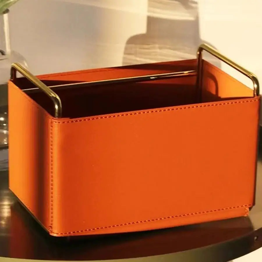 Leather Storage Box