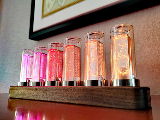 Cyberpunk Nixie Tube Clock