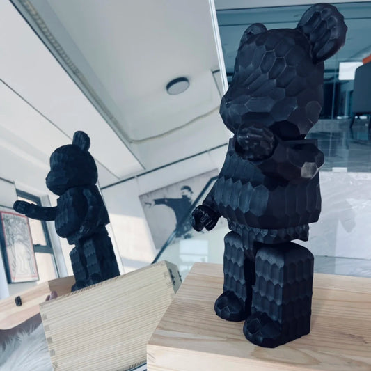 Fujiwara Hiroshi BE@RBRICK 400% - Ebony Lightning