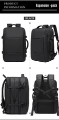 Load image into Gallery viewer, Mens Business Expandable Travel Backpack
