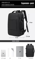 Load image into Gallery viewer, Mens Business Expandable Travel Backpack
