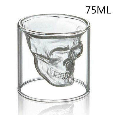 Transparent Skull Glasses